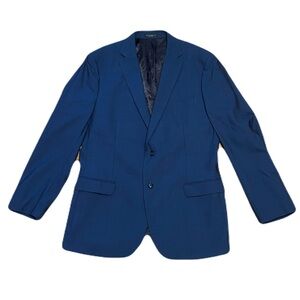 John Varvatos Wool Blazer Sport Coat in Blue, Men’s size 46L